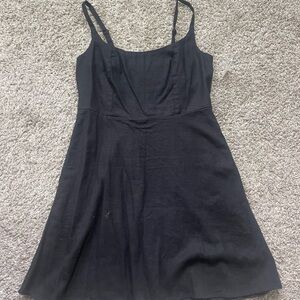 Old Navy Black Midi Dress